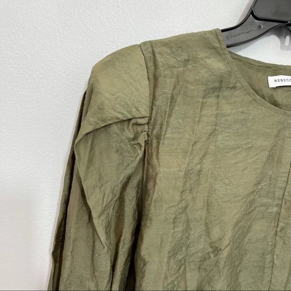 Rebecca Minkoff Geneva Puff Sleeve Blouse - Picture 9 of 16